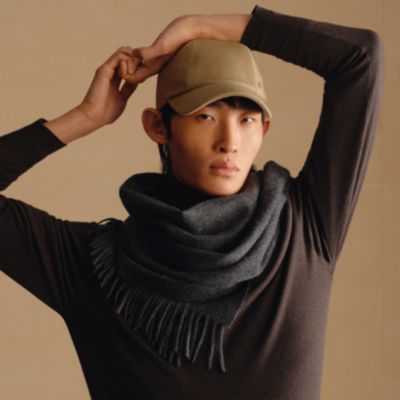 グレー - メンズ, ネクタイ・スカーフ・マフラー, マフラー